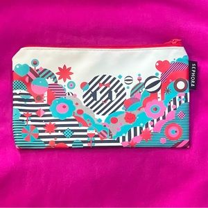 Gorgeous Sephora cosmetic bag- pink, blue, white, black, red ❤️❤️